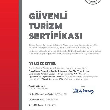 Yildiz Hotel Fatsa Eksteriør bilde