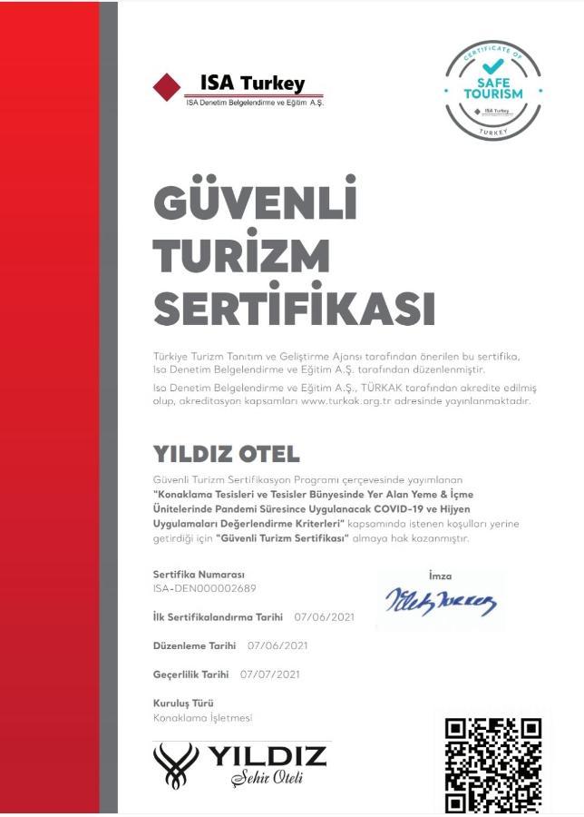Yildiz Hotel Fatsa Eksteriør bilde